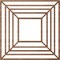 Ekena Millwork Raven Wood Fretwork Pierced Ceiling Medallion, Walnut, 16"OD x 5 7/8"ID x 3/8"T CMWP16X16X0375RAWA - alternate 3